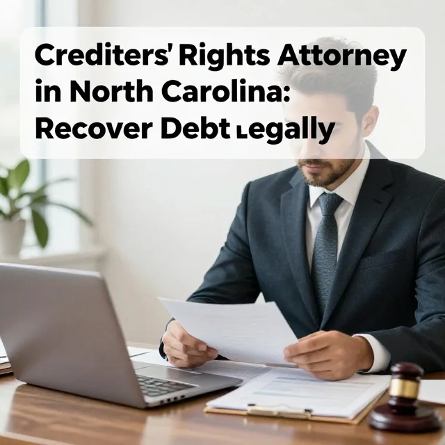 Creditors' Rights Attorney in North Carolina: How Businesses Can Recover Debt Legally