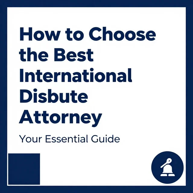 How to Choose the Best International Dispute Resolution Attorney: Your Essential Guide