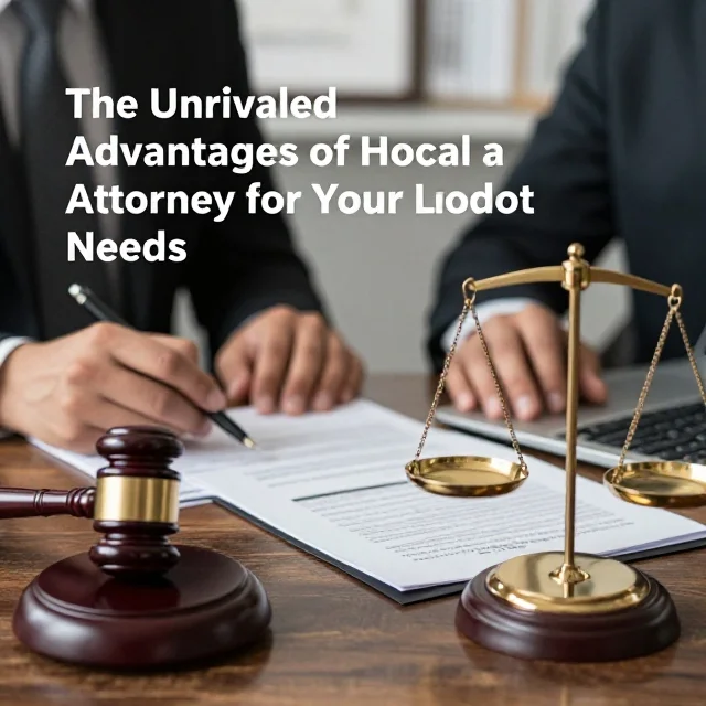 The Unrivaled Advantages of Hiring a Local Attorney for Your Legal Needs